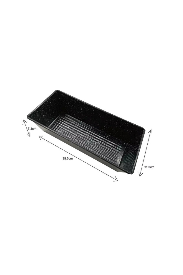 Rectangular baking tray, 35.5x11.5x7.3 cm, - 4