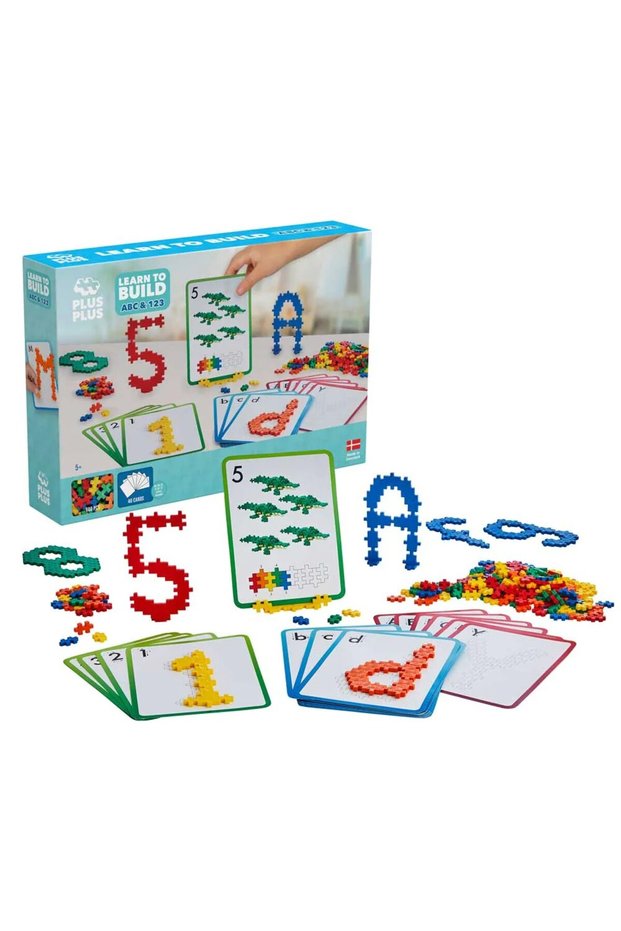 Set de constructie Cifre si Litere Constructor 600 piese