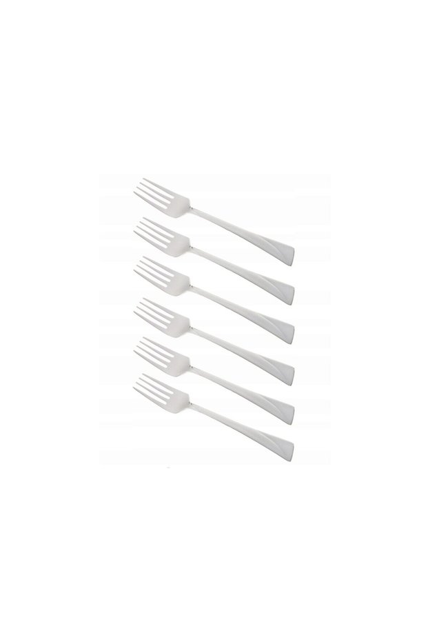 Table fork set, stainless steel, 6 pieces,