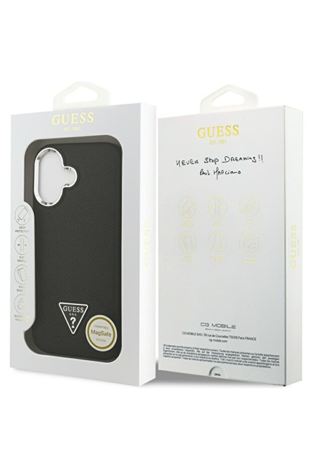 Case for IPhone 17, Grained Triangle, Black - 7