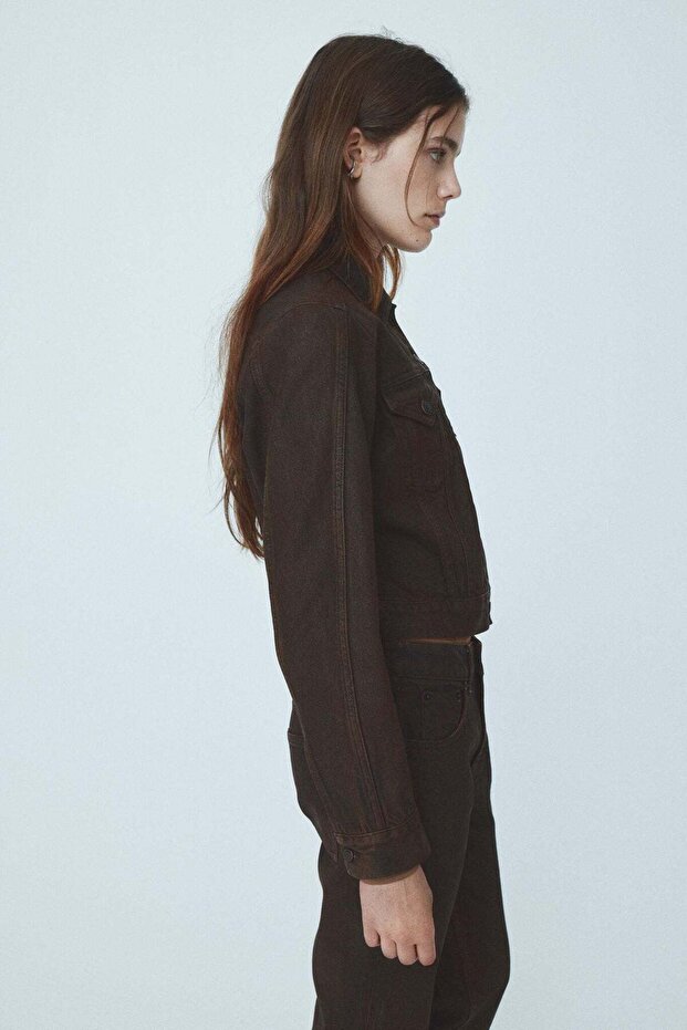 سترة جينز مطلية - 3