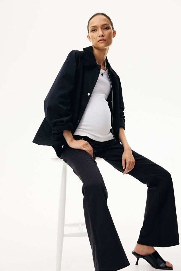 بنطال جينز واسع الأرجل من ماما - 3