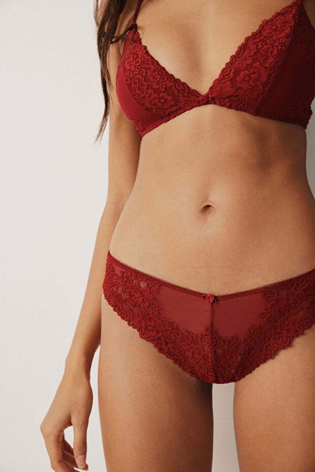 2-pack lace Brazilian briefs