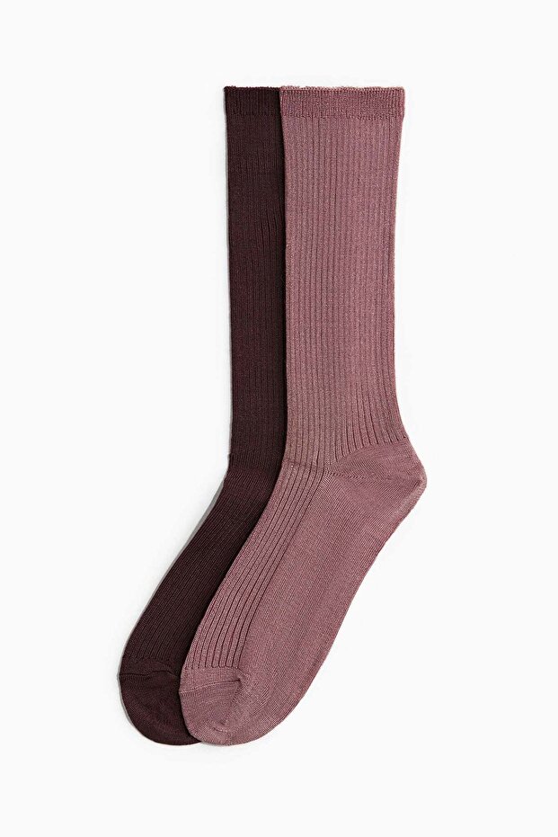 2-pack viscose-blend socks - 1