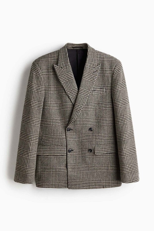 Relaxed Fit Wool-blend jacket