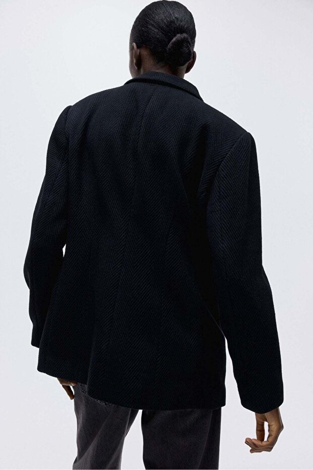 سترة مزدوجة الصدر - 5