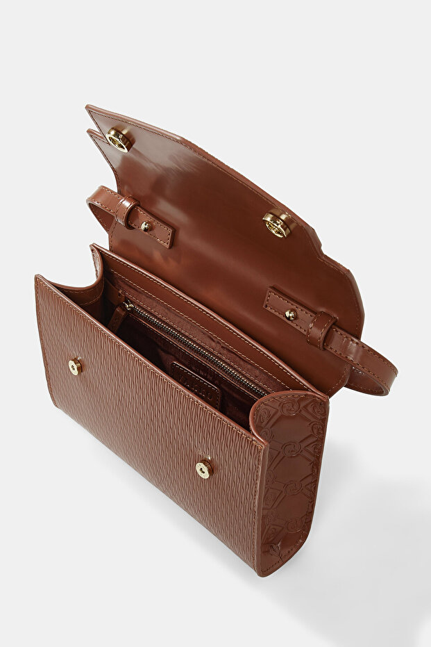 TABA MONOGRAM DERİ ÇANTA - 7