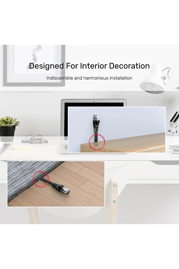 Cat6 Patch Kablo 1mt Flat (c1809gbk) - 4