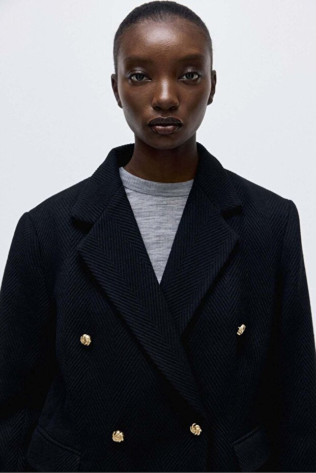 سترة مزدوجة الصدر - 1