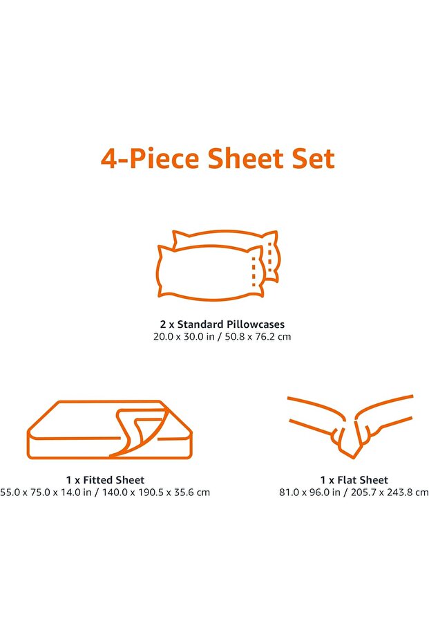 طقم ملاءات سرير من الألياف الدقيقة - مقاس كامل - أخضر زمردي - 6