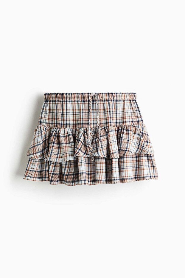 تنورة متعددة الطبقات برباط - 5