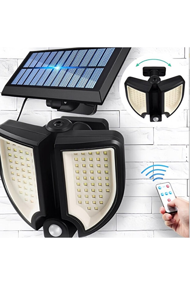 Solar lamp YT 90 with 90 LED with motion sensor and remote control - 4