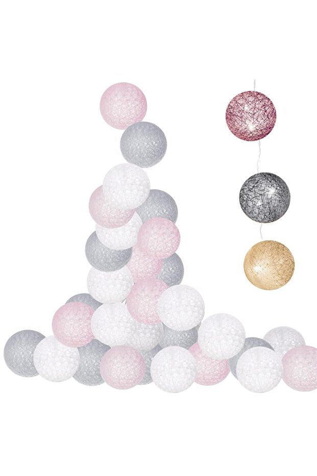 Коледна украса - Розово - 1