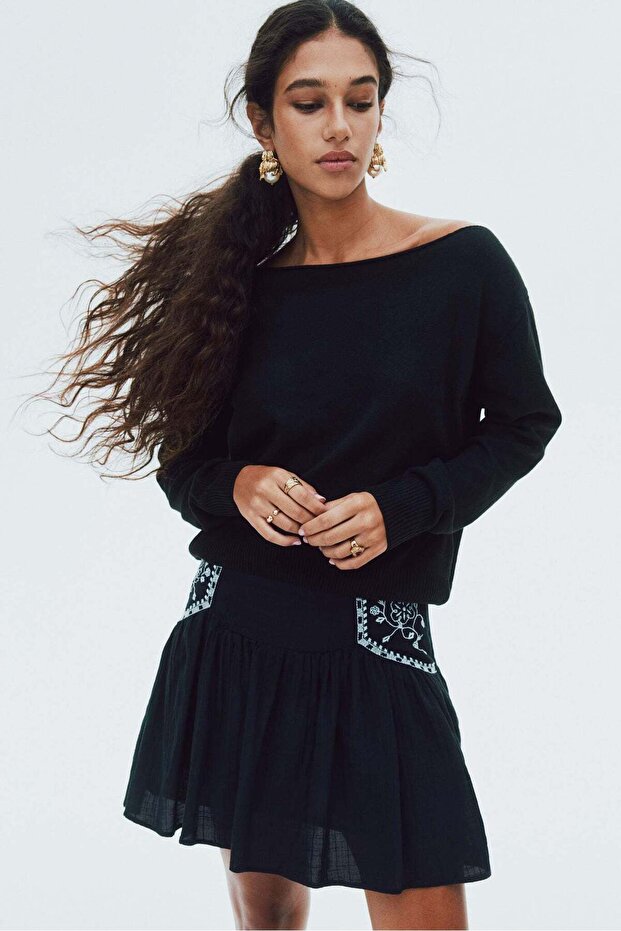 سترة مكشوفة الكتفين - 4