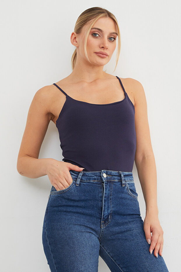 Basic İp Askılı Çıtçıtlı Body - 4