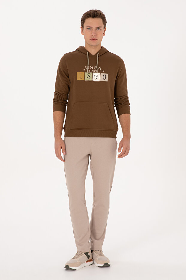 Men's Dark Beige Sweatpants 50309998-Vr088