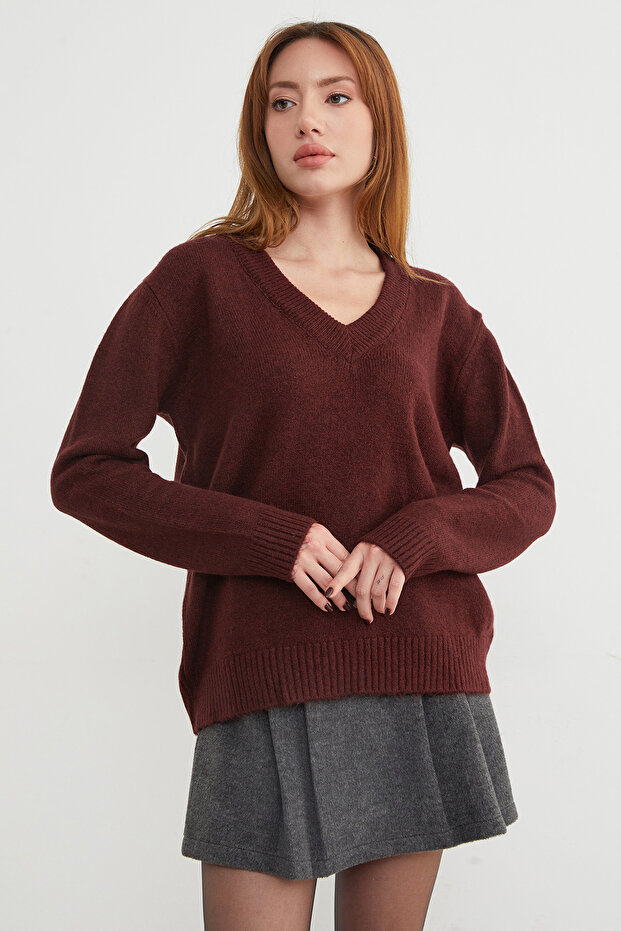 Basic V Yaka Salaş Kazak - 1