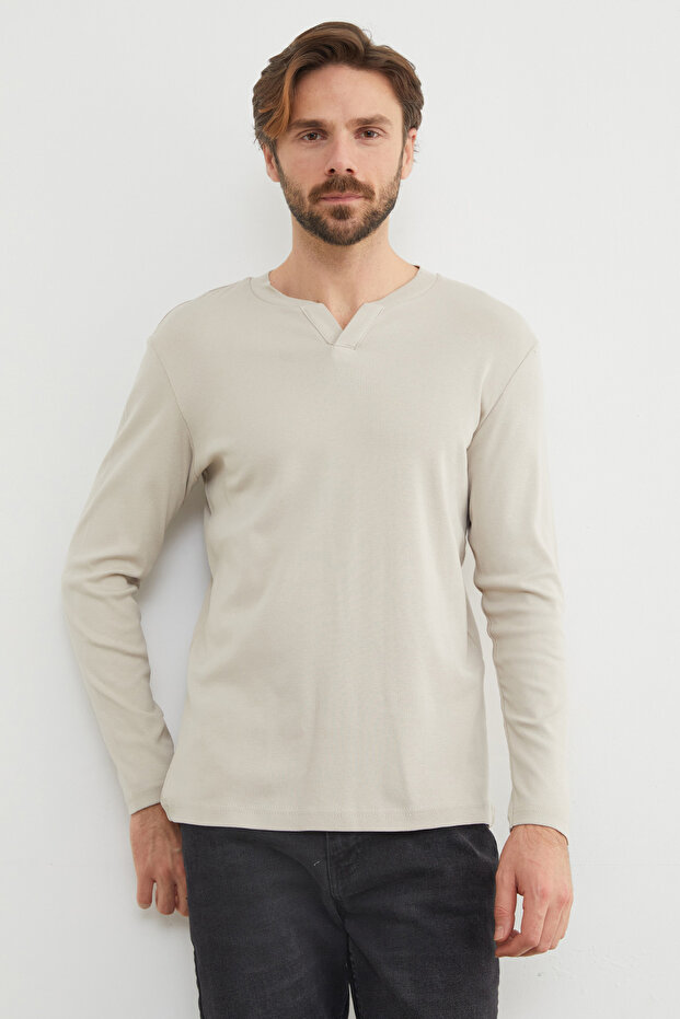 Basic V Yaka Ribanalı Body - 4