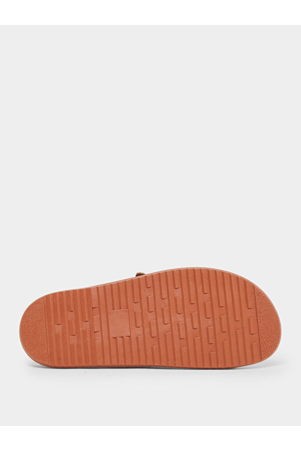 Metal Accent Toe-Loop Flat Sandals - 7