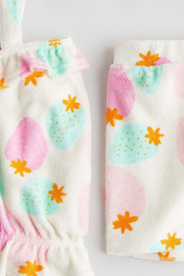 طقم تيري مكون من قطعتين - 1