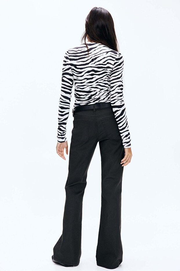 Flared Low Jeans - 3