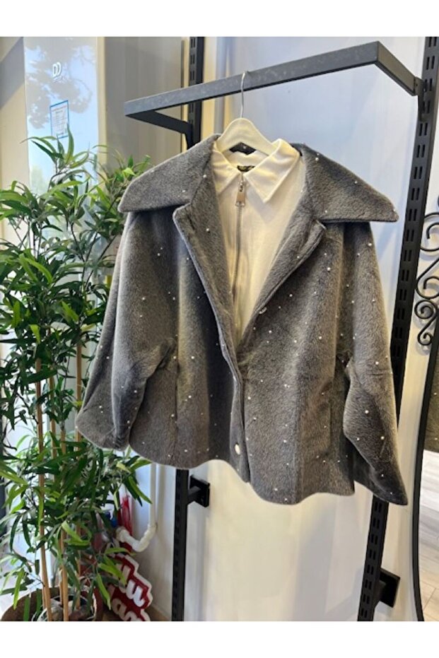 KADIN İNCİLİ CEKET - 1