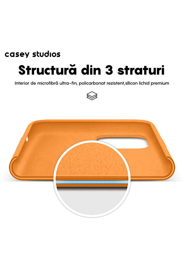 iPhone 11 Silicone Case, with Microfiber, Slim, Protective, Raised Edges, Nectarines - 4