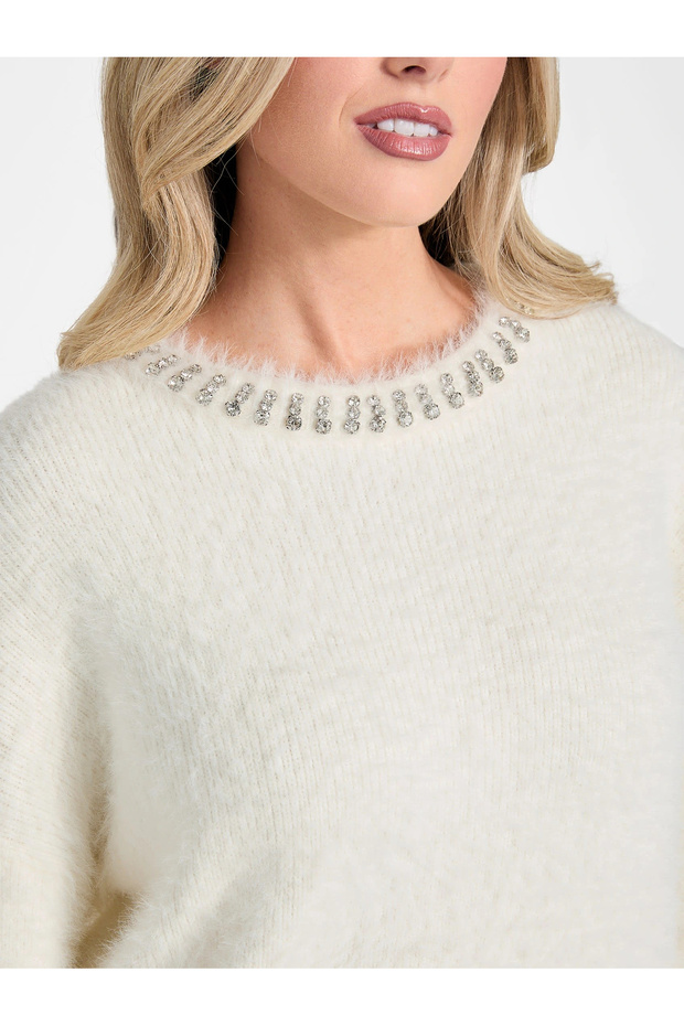 Arisa Kadın Beyaz Triko W5BR58Z3BH0-G1O6 - 2