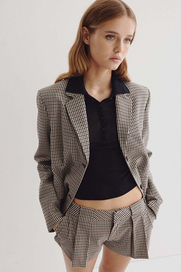 Single-breasted blazer - 1