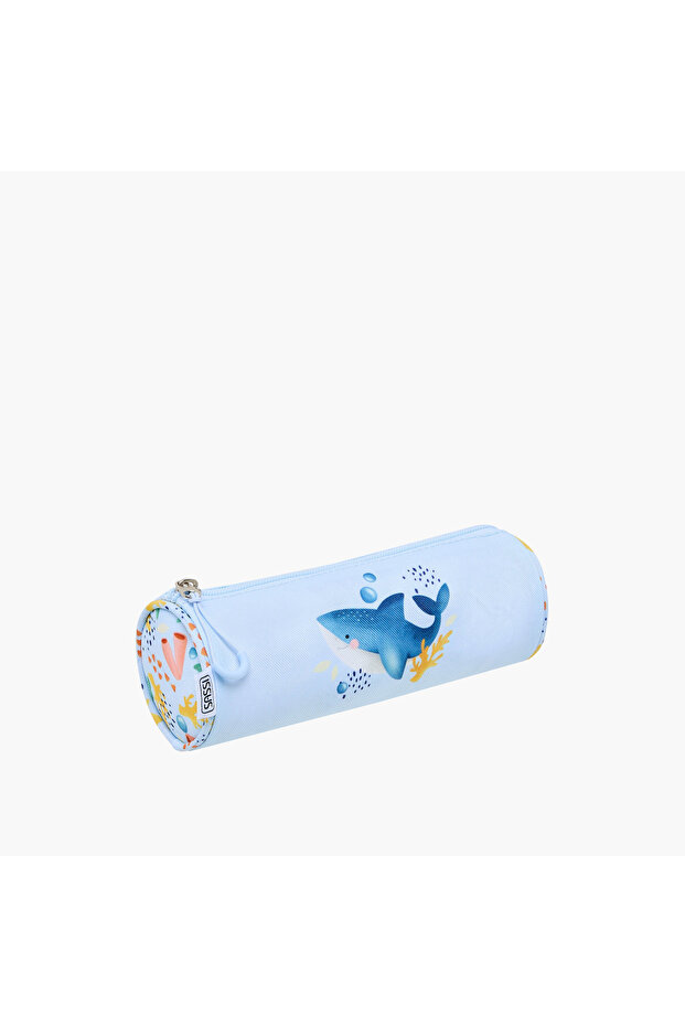 حقيبة أقلام مطبوعة مع إغلاق بسحاب - 2