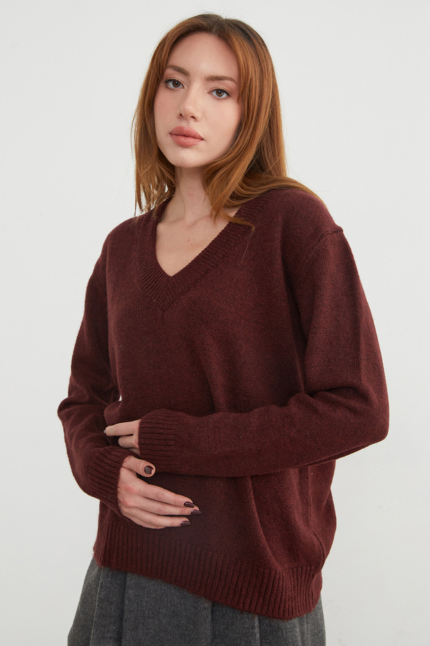 Basic V Yaka Salaş Kazak - 5