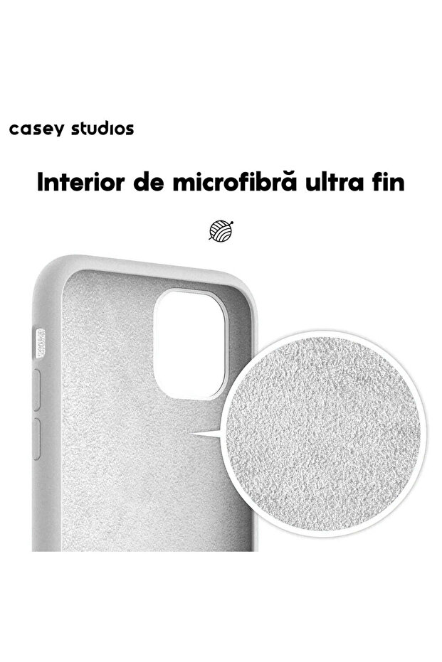iPhone 11 Silicone Case, with Microfiber, Slim, Protective, Raised Edges, White - 7