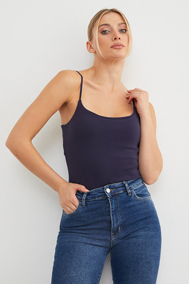 Basic İp Askılı Çıtçıtlı Body - 5