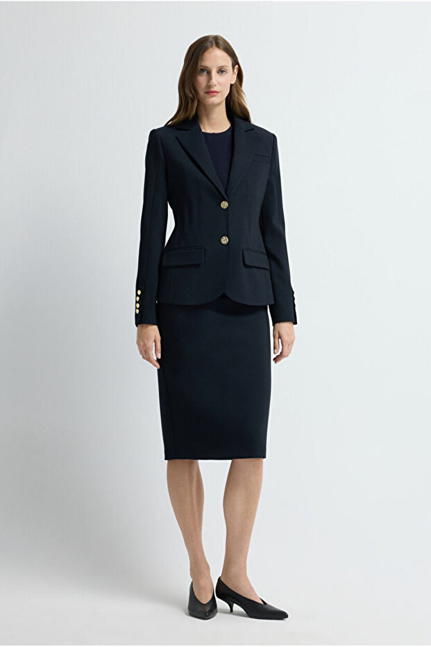 Dikiş Detaylı Ceket - 3