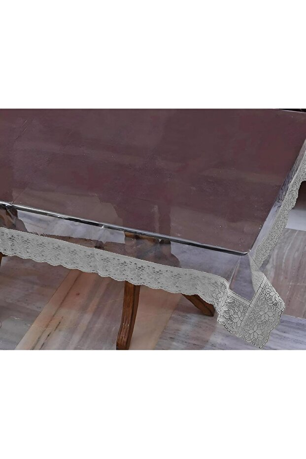 غطاء طاولة شفاف من مادة PVC - 7