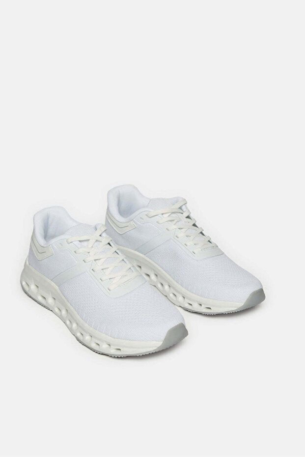 Men White Material Block Trainer - 2