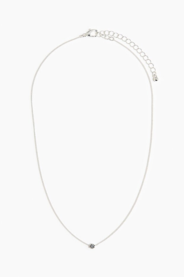 Suni Elmaslı Kolye - 1