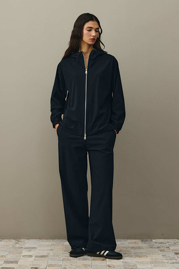 Kapüşonlu Light Touch Takım Siyah - 2