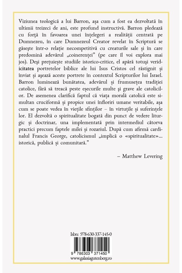 Teologia lui Robert Barron - 2