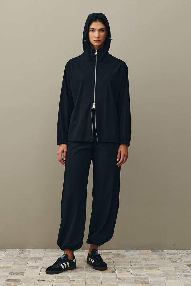 Kapüşonlu Light Touch Takım Siyah - 7