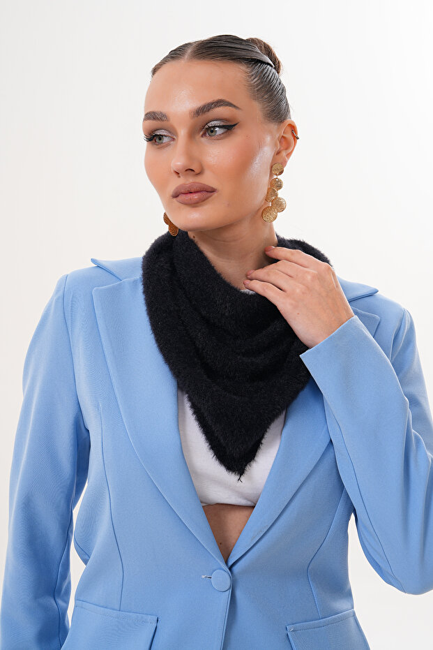 Eșarfă triunghiulară de pluș - 3