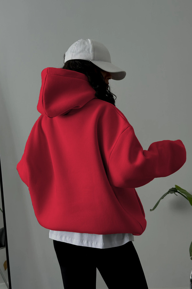 Women's Loose Fit Comfortable Casual Hooded Sweatshirt