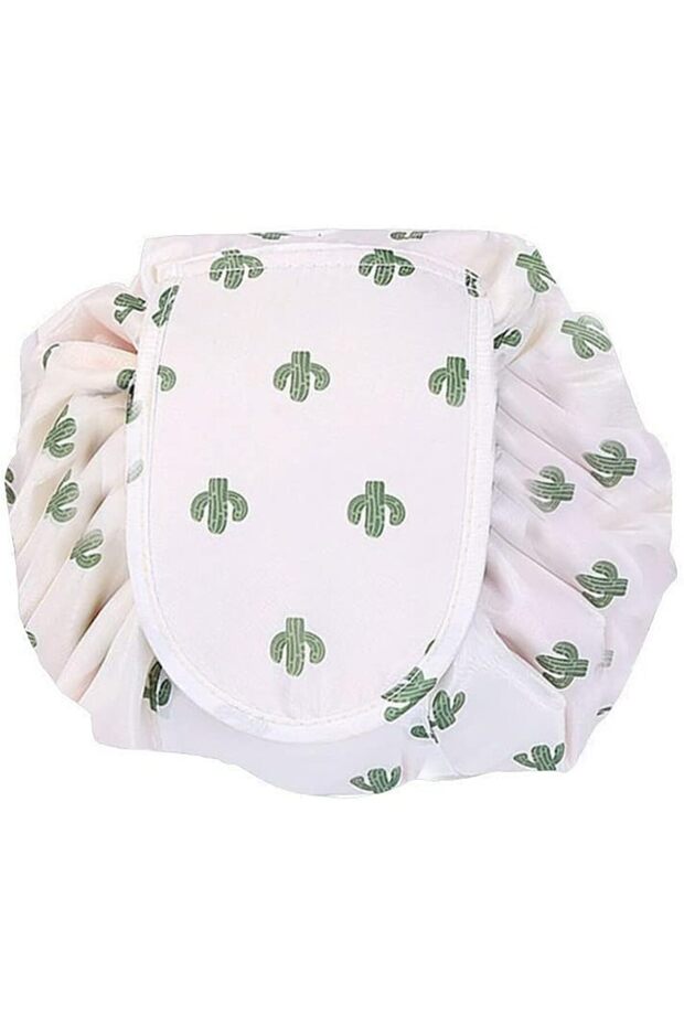 Drawstring Makeup Bag Portable Travel Cosmetic Pouch Toiletry Organizer Waterproof Single Pcs BAG001