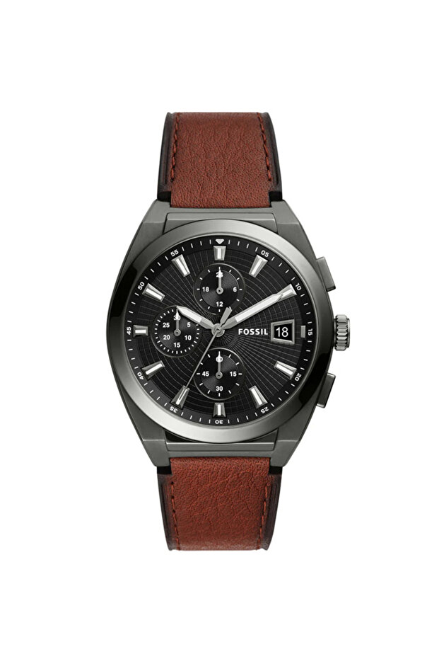 Analog Men's Watch Stainless Steel Leather Strap - FS5799