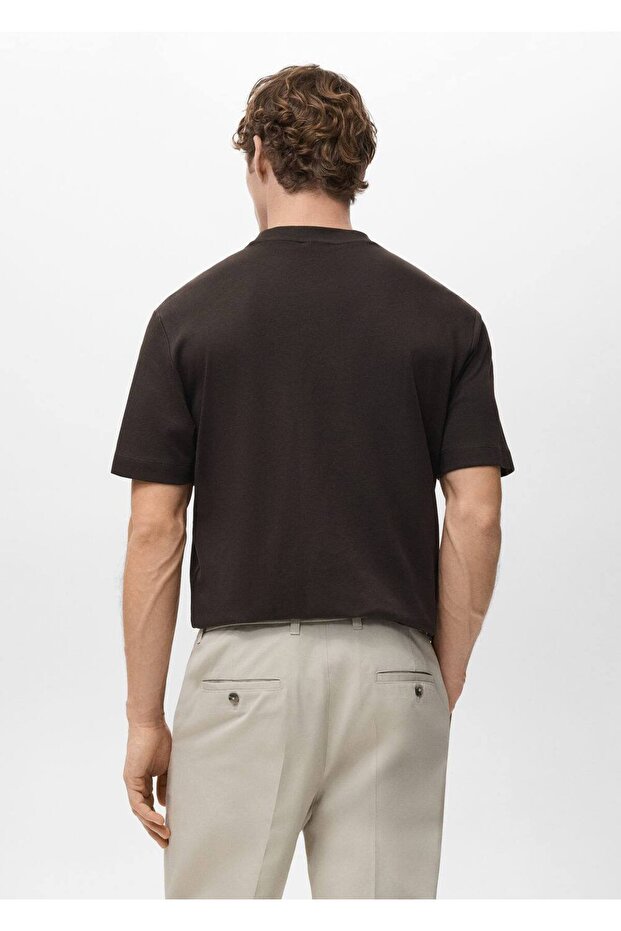 Medium weight regular fit tişört - 4