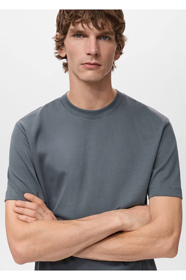 Medium weight regular fit tişört - 7