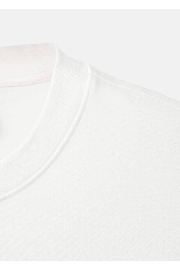 Medium weight regular fit tişört - 5