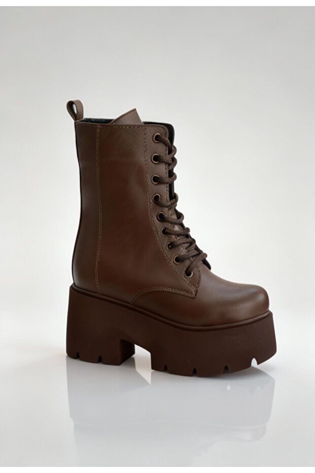 Kadın Yüksek Tabanlı Bağcıklı Bot ALD2000-B102 - 3