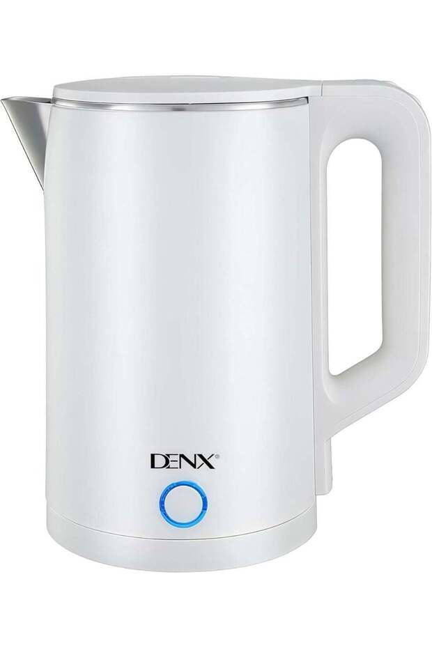 Electric Kettle 1.8L (White) - 1500W, Auto Shut-Off, Boil-Dry Protection