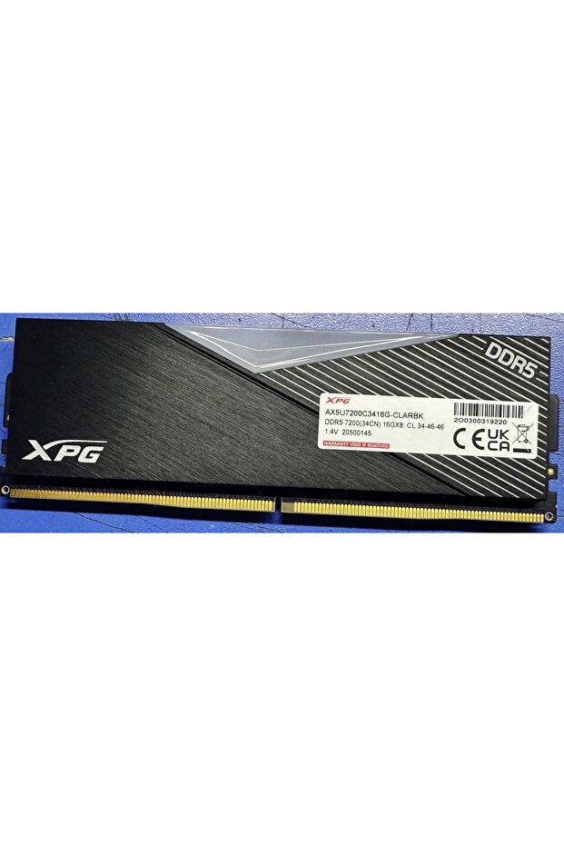 16GB DDR5 7200Mhz CL34 RGB Pc Ram Lancer AX5U7200C3 MASAÜSTÜ RAM BELLEK - 1
